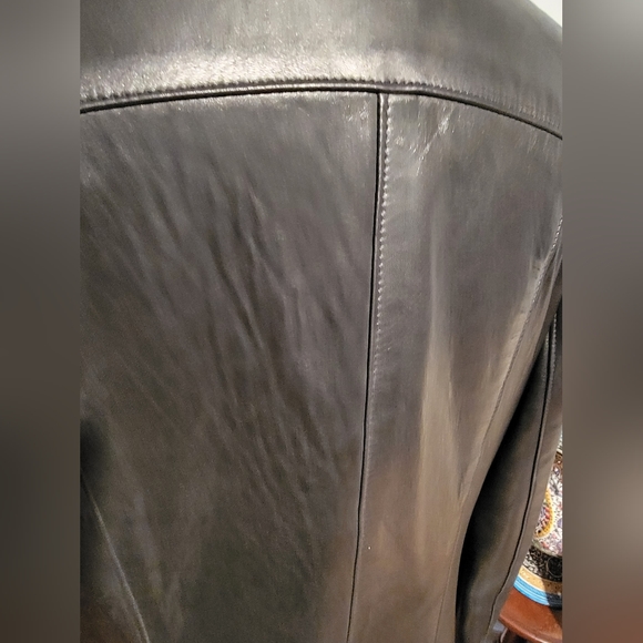 Buttery Soft Leather Blazer Womens size med - Picture 5 of 7
